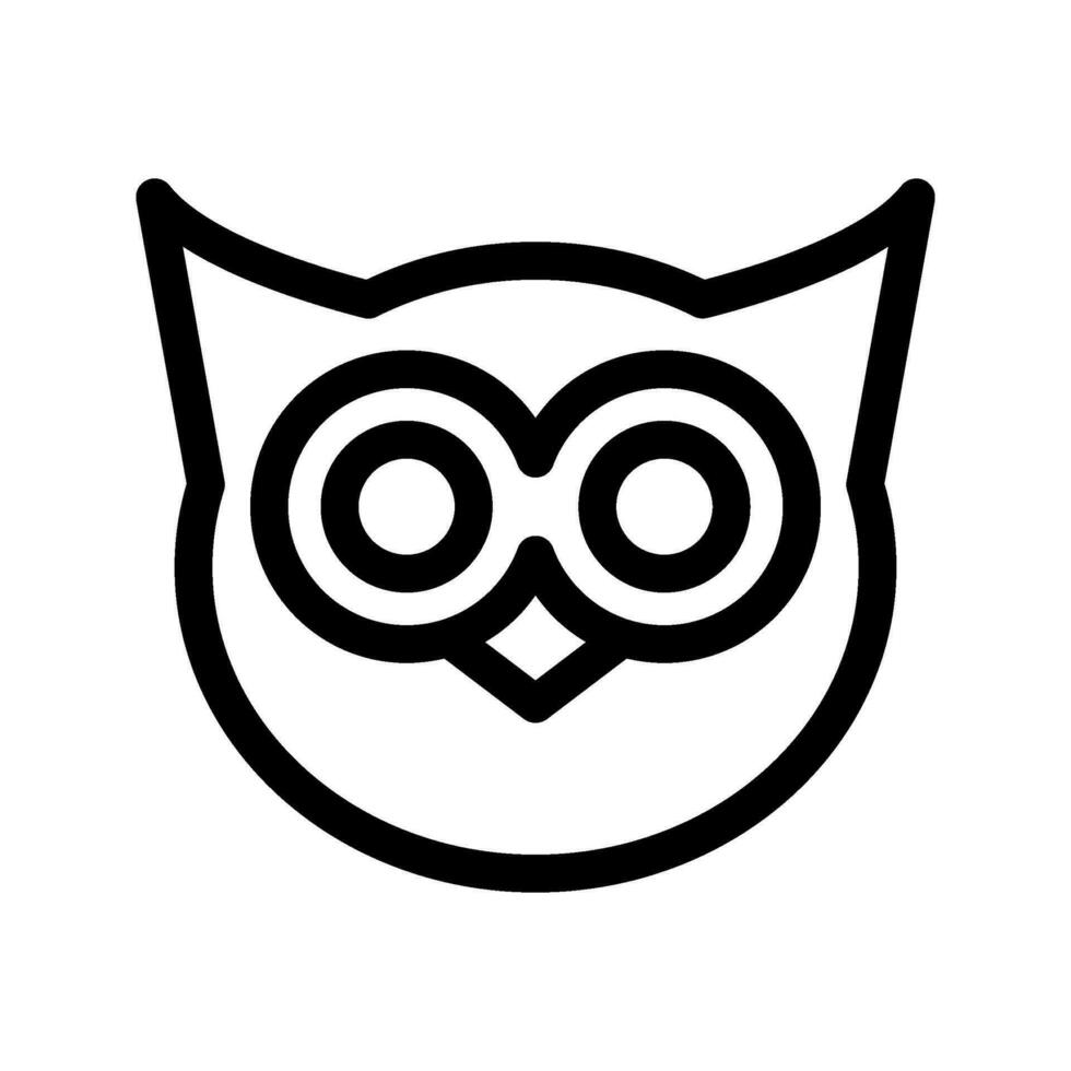 Uggla ikon vektor symbol design illustration
