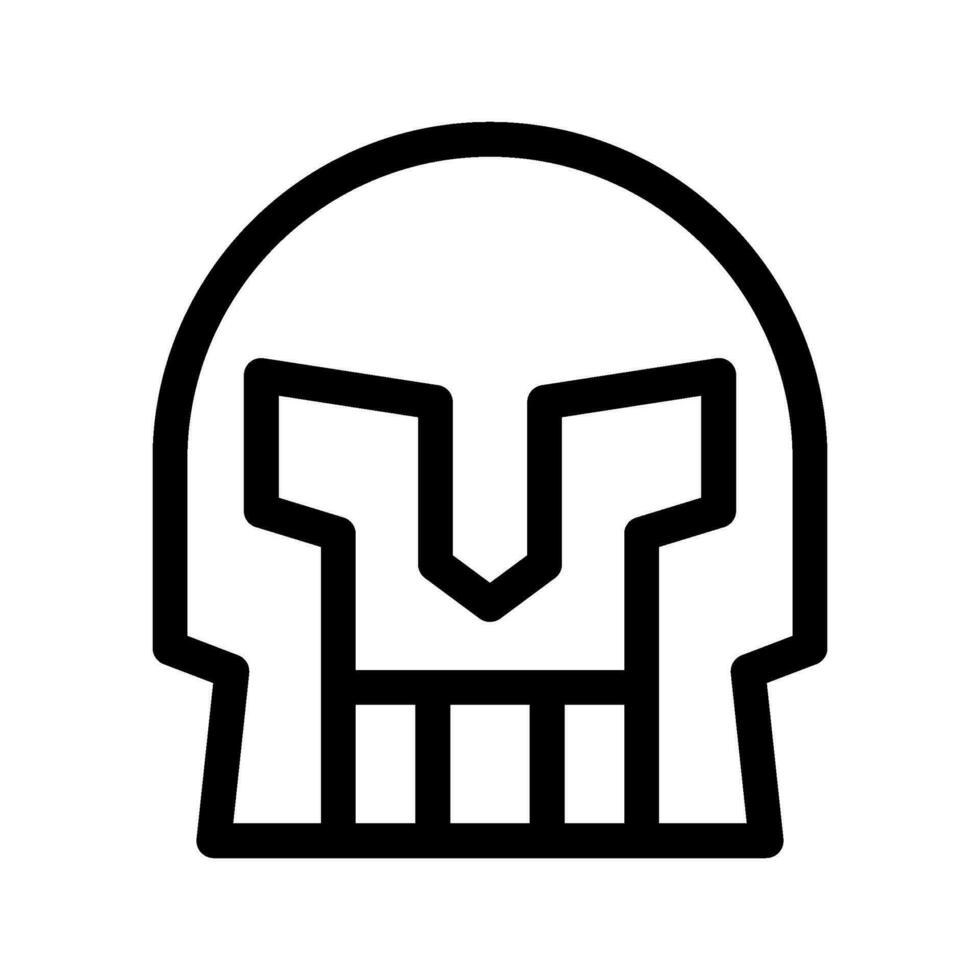 Krieg Helm Symbol Vektor Symbol Design Illustration