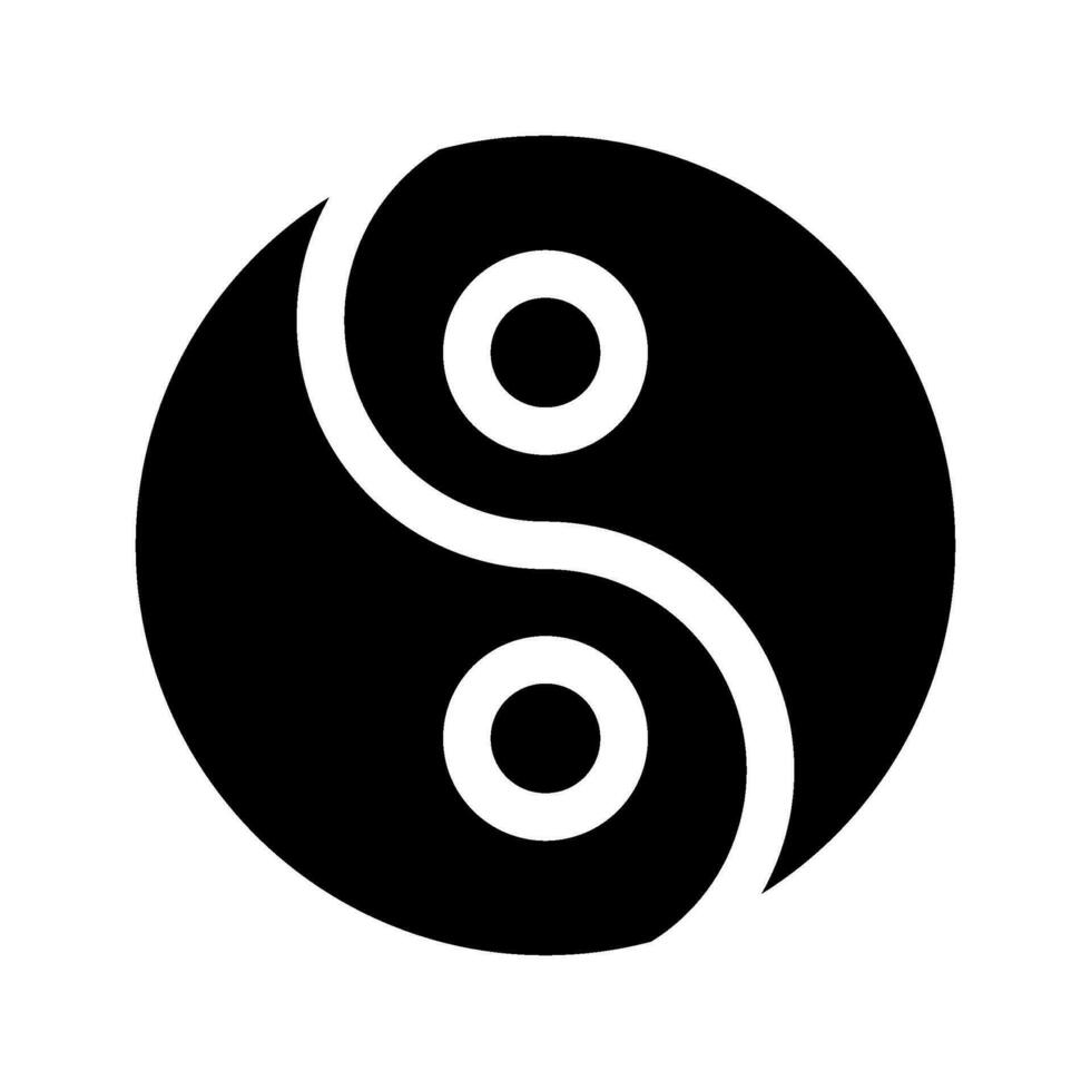 Chinesisch Symbol Vektor Symbol Design Illustration