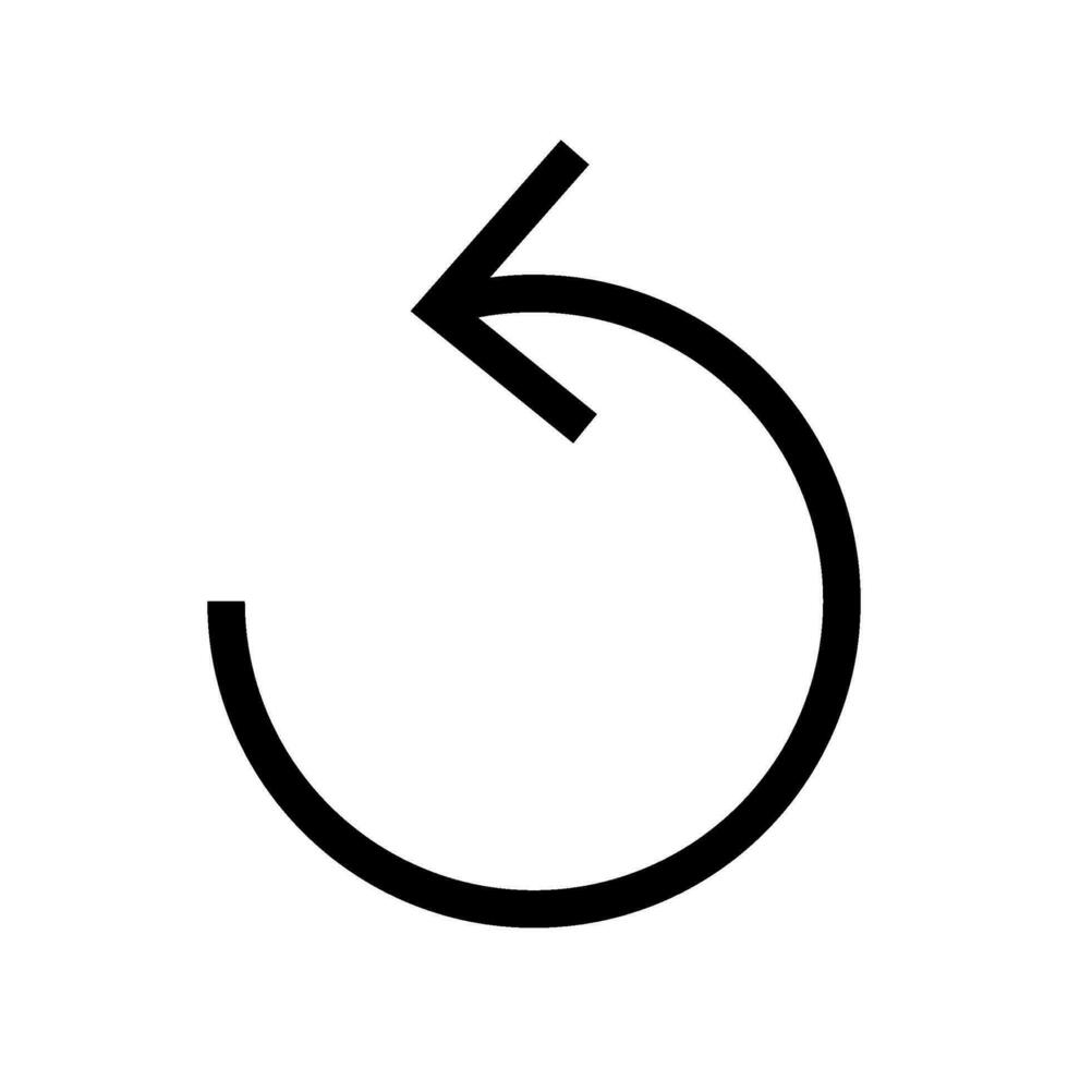 zurücksetzen Symbol Vektor Symbol Design Illustration