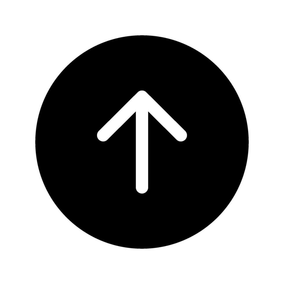 Pfeil oben Symbol Vektor Symbol Design Illustration