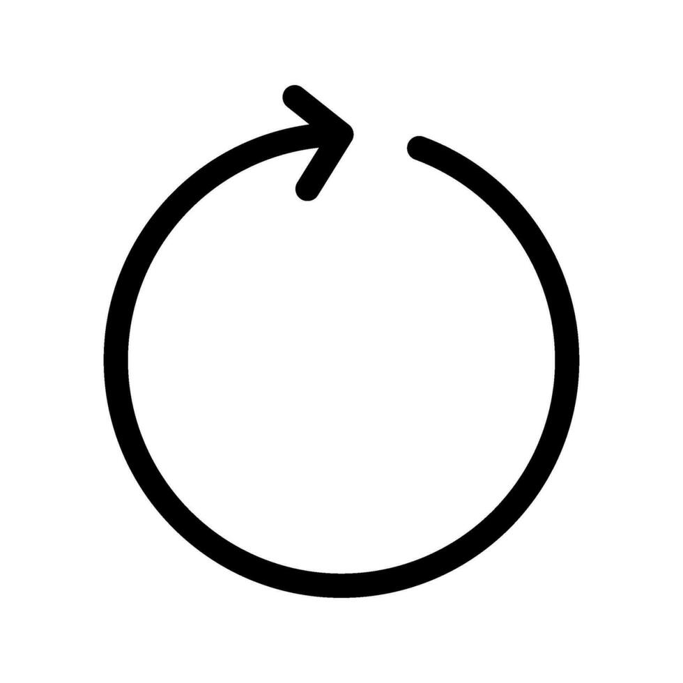 refresh ikon vektor symbol design illustration