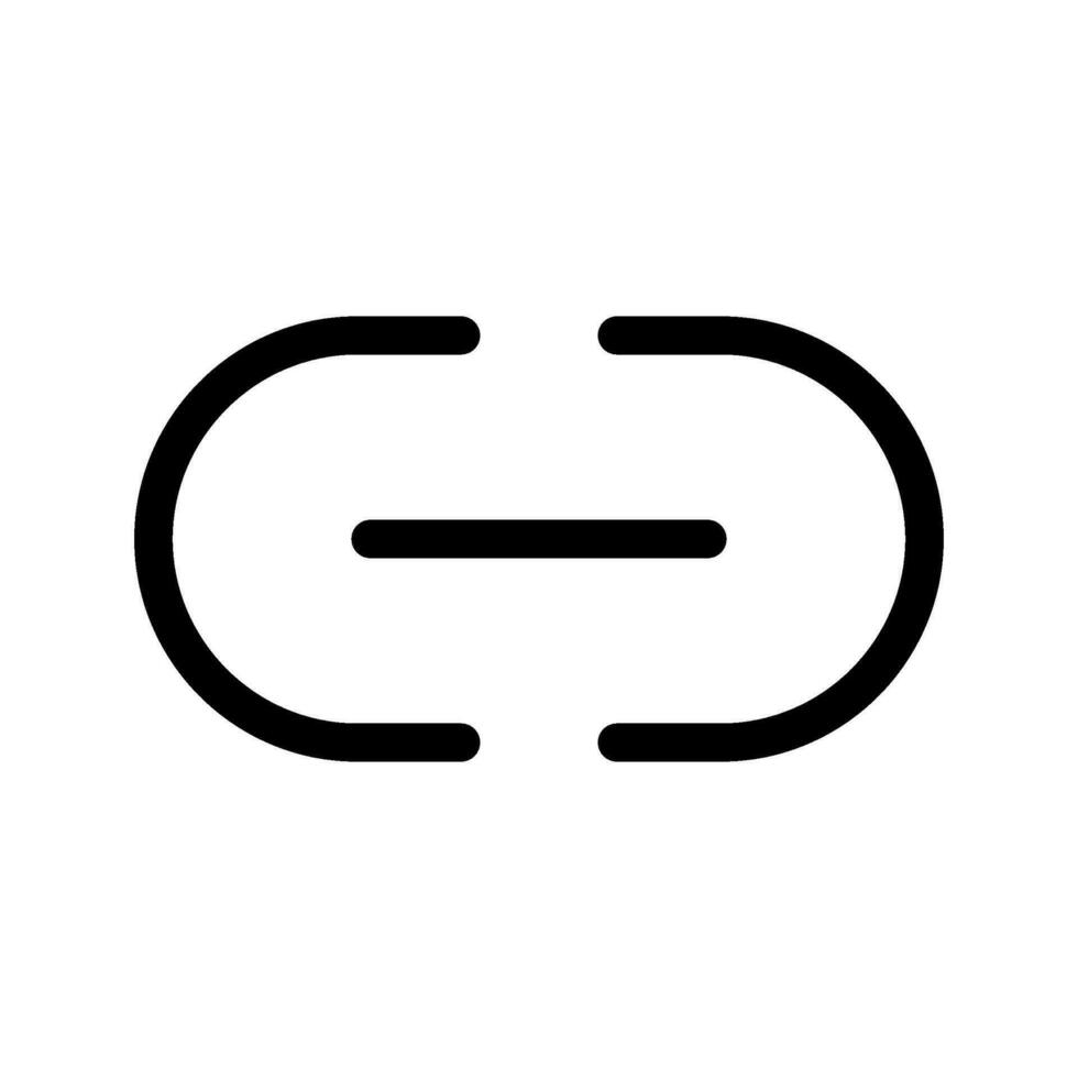 Verknüpfung Symbol Vektor Symbol Design Illustration