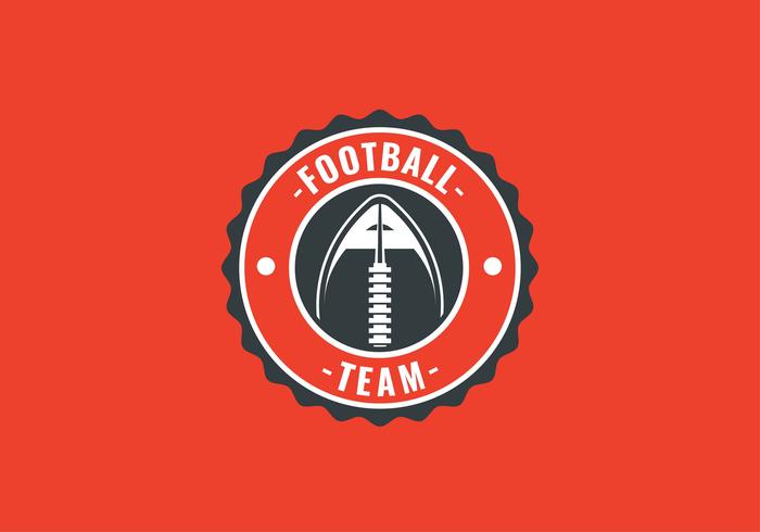 Amerikanischer Footbal Emblem-Ball-Vektor vektor