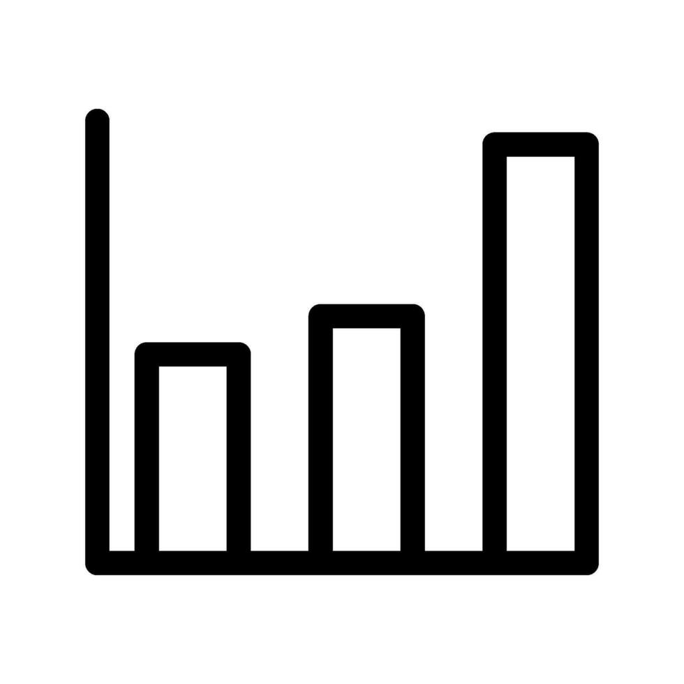 Diagram statistisk ikon vektor symbol design illustration