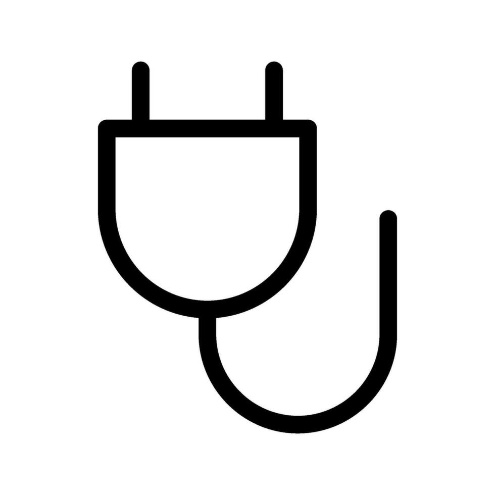 elektrisch Stecker Symbol Vektor Symbol Design Illustration