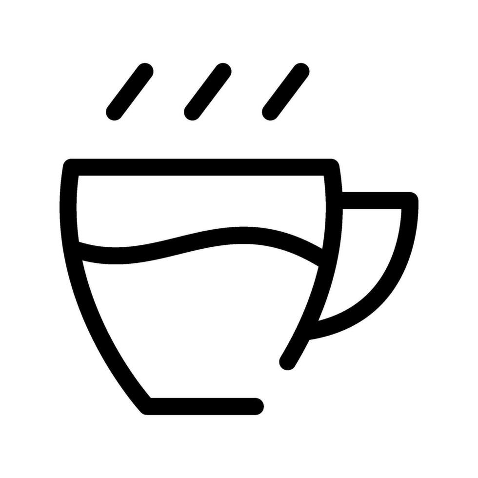 Tee Tasse Symbol Vektor Symbol Design Illustration