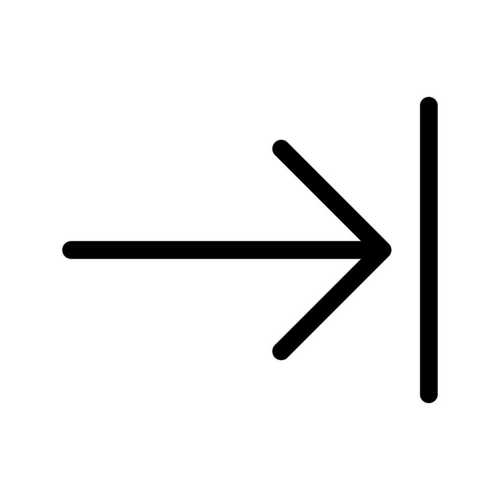 rätt pil ikon vektor symbol design illustration