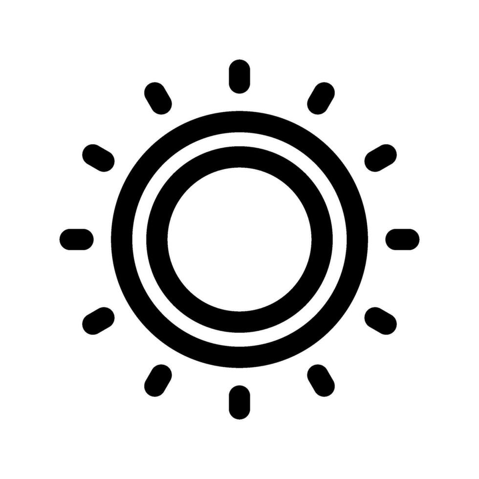 Sonne Symbol Vektor Symbol Design Illustration