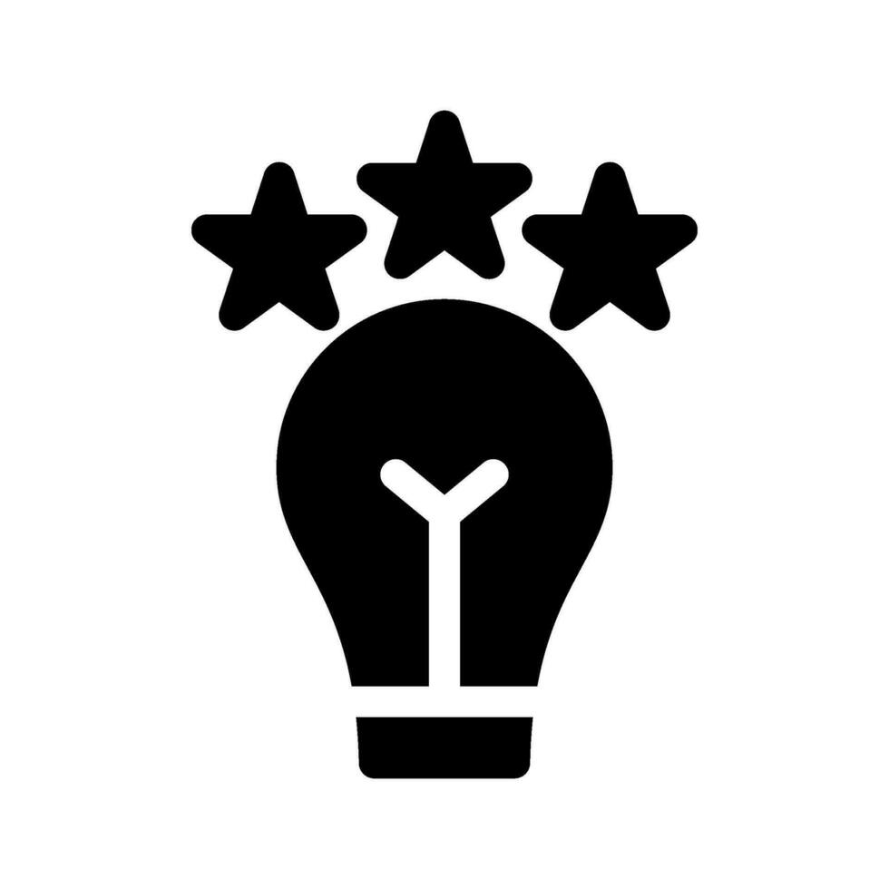 ljus Glödlampa ikon vektor symbol design illustration