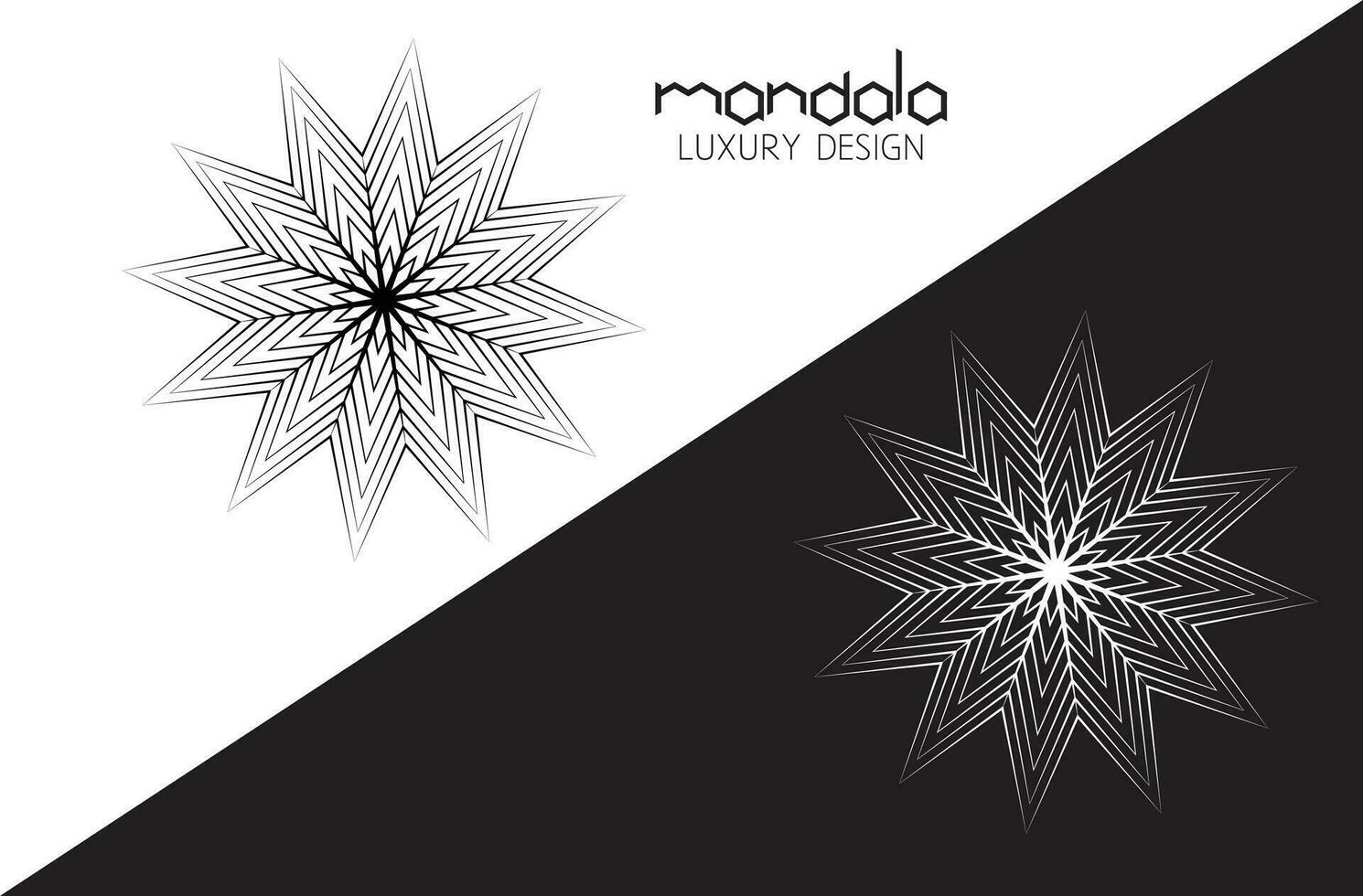 kreativ Mandala Design, Vektor Luxus Mandala Vorlage, modern Mandala.
