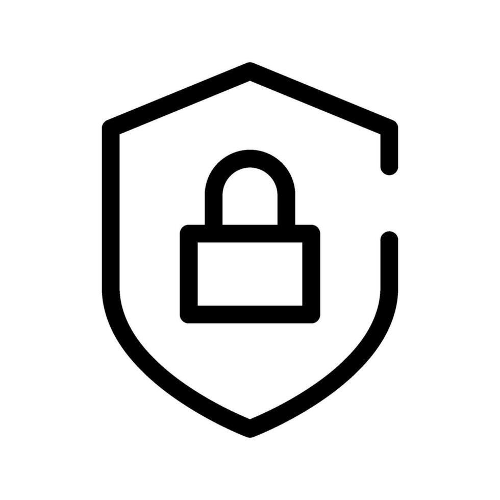 låsa säkerhet ikon vektor symbol design illustration