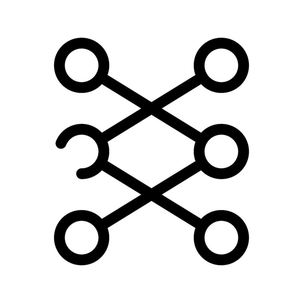 Verbindung Symbol Vektor Symbol Design Illustration