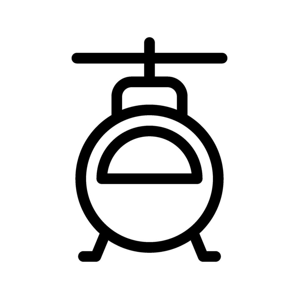 Hubschrauber Symbol Vektor Symbol Design Illustration