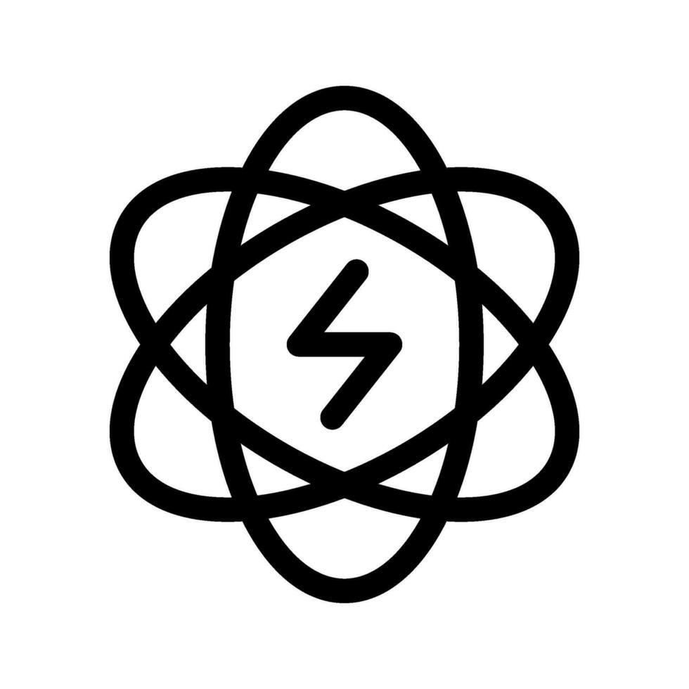 Atom Symbol Vektor Symbol Design Illustration