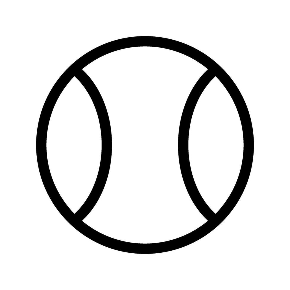 Tennis Ball Symbol Vektor Symbol Design Illustration