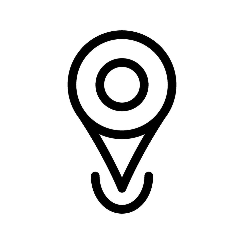 Ort Symbol Vektor Symbol Design Illustration