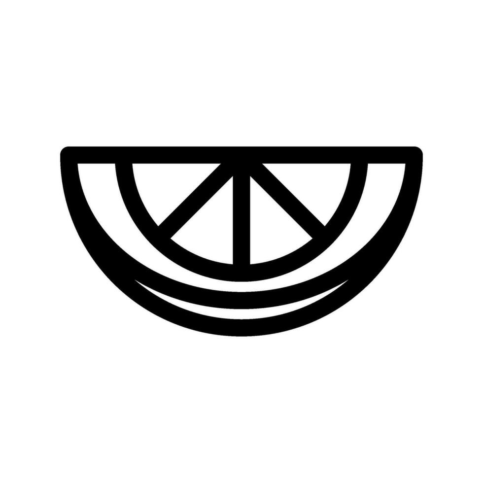 Orange schälen Symbol Vektor Symbol Design Illustration