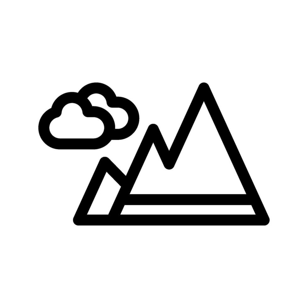Berg Symbol Vektor Symbol Design Illustration
