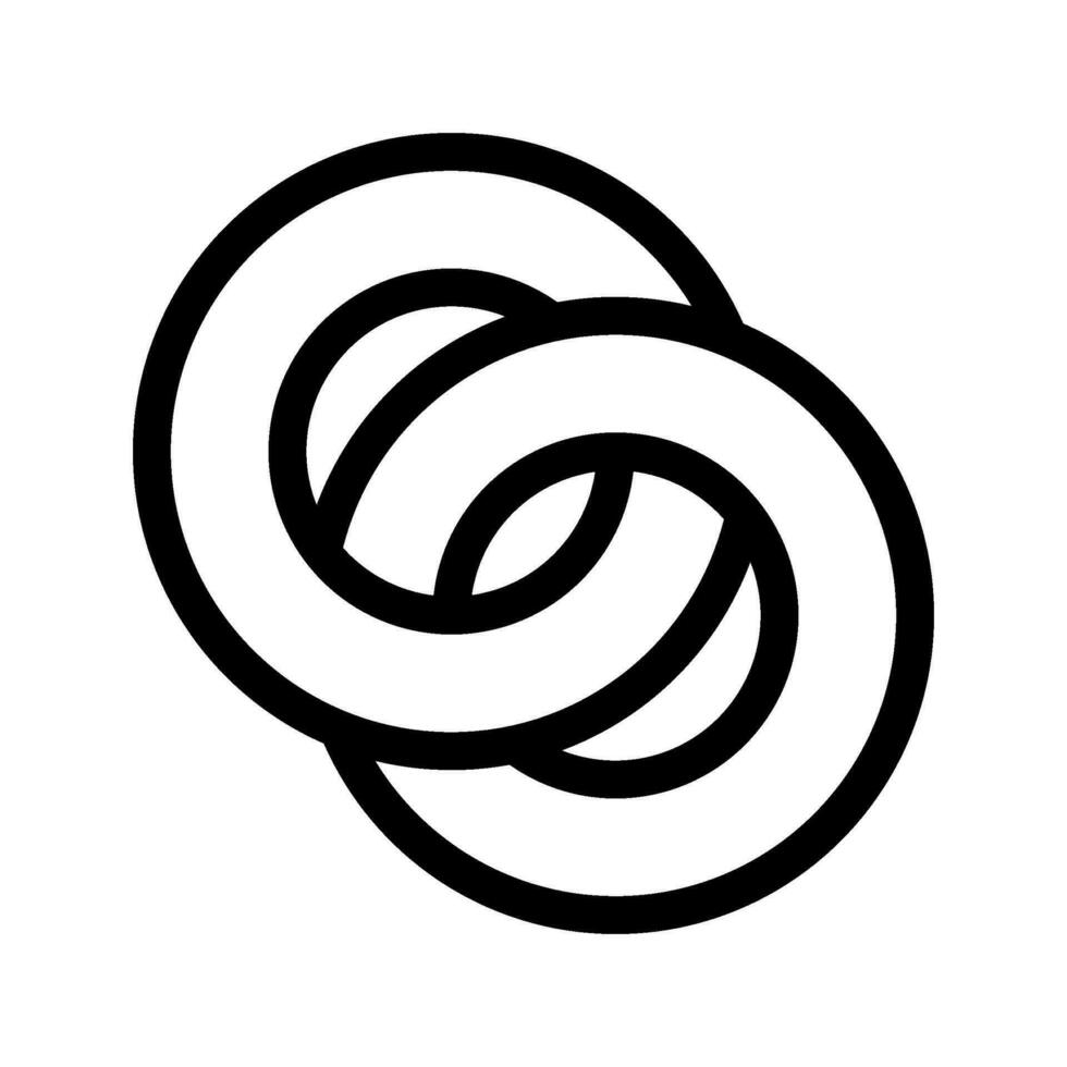 Ringe Symbol Vektor Symbol Design Illustration