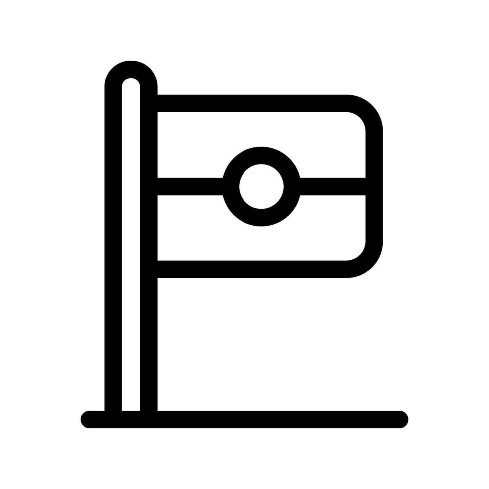 japan flagga ikon vektor symbol design illustration