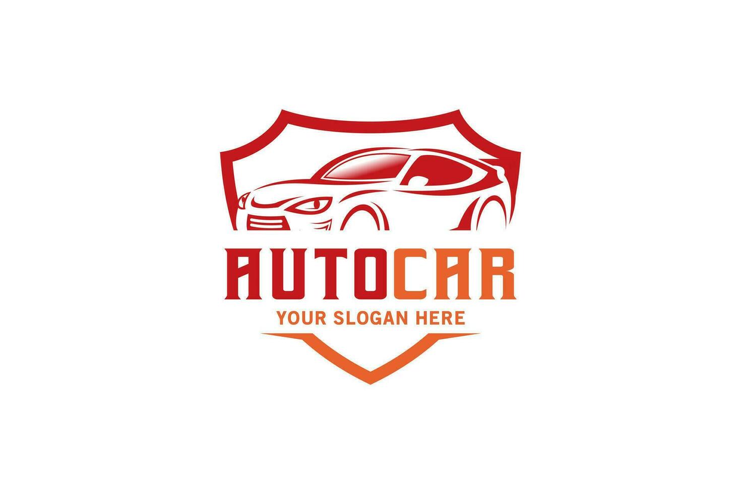 Sport Auto Schild Logo Design, Automobil Auto Logo Vorlage Vektor Illustration