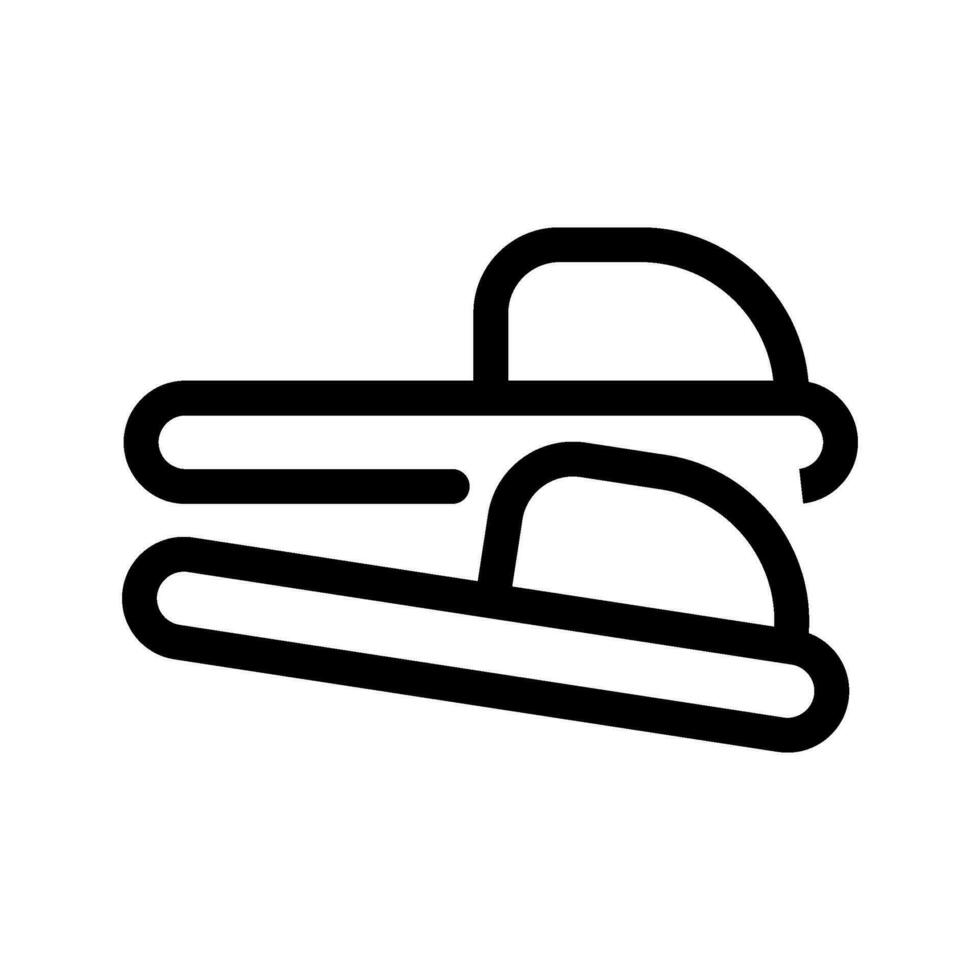 Slipper Symbol Vektor Symbol Design Illustration