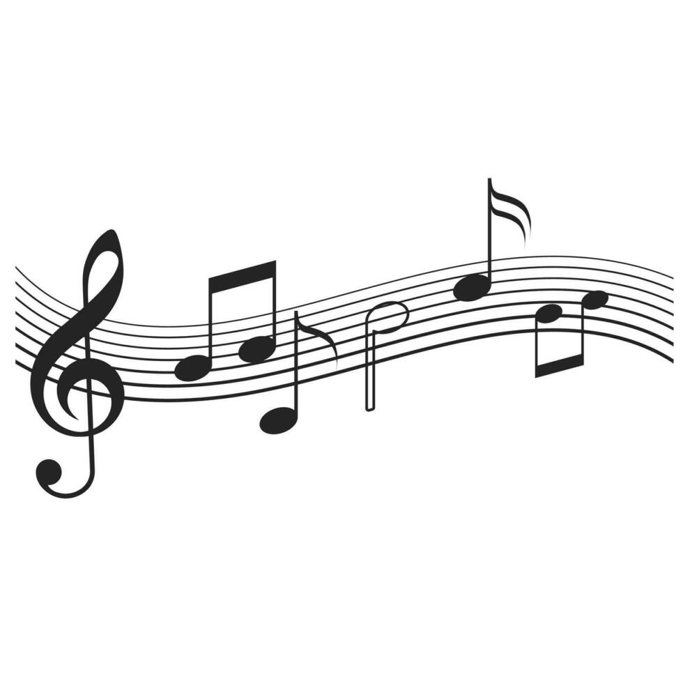 Musical Rahmen notizen.musikalisch Instrument Ergebnis Illustration vektor