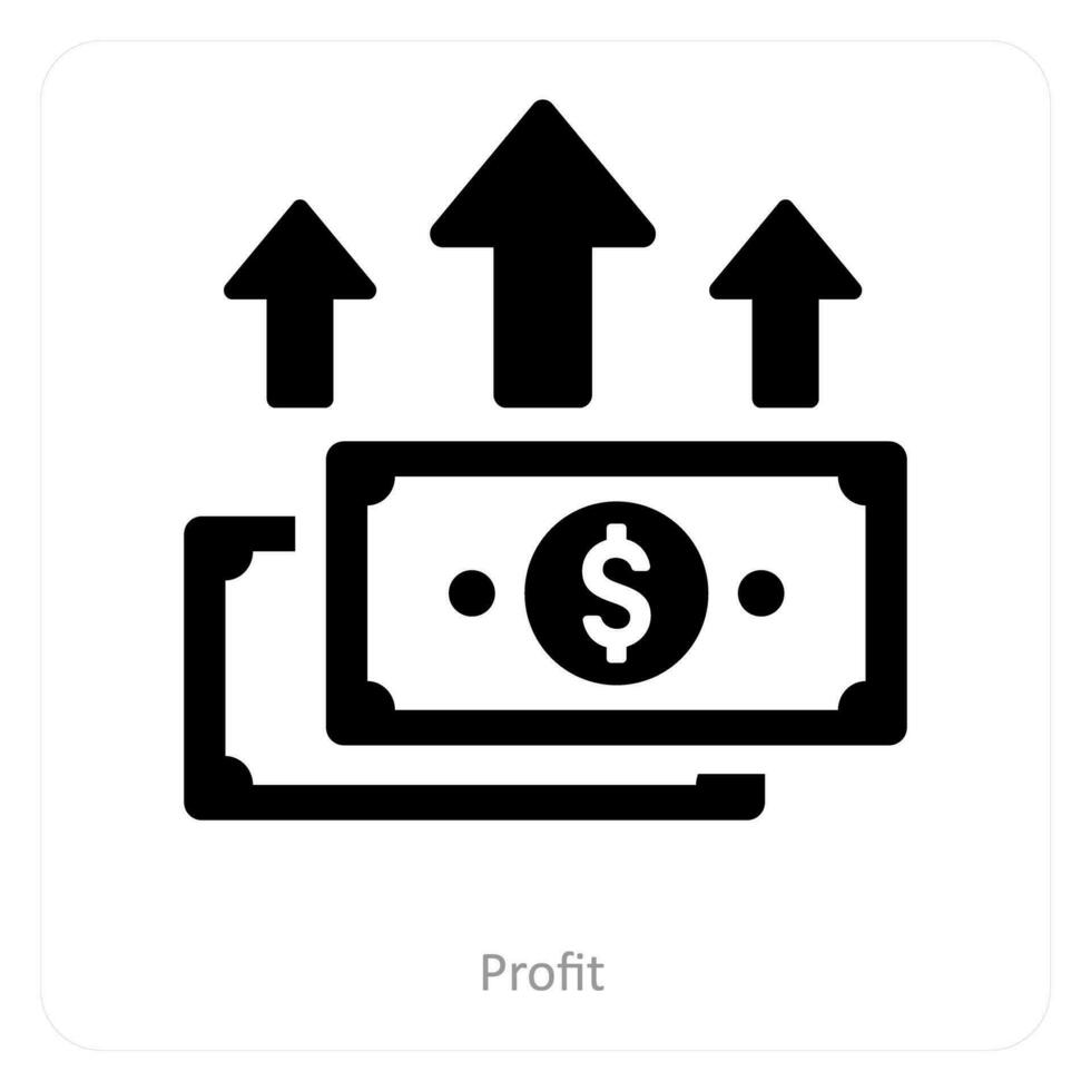 profitieren und Finanzen Symbol Konzept vektor