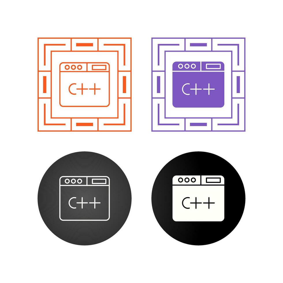 Vektorsymbol für Programmiersprache vektor