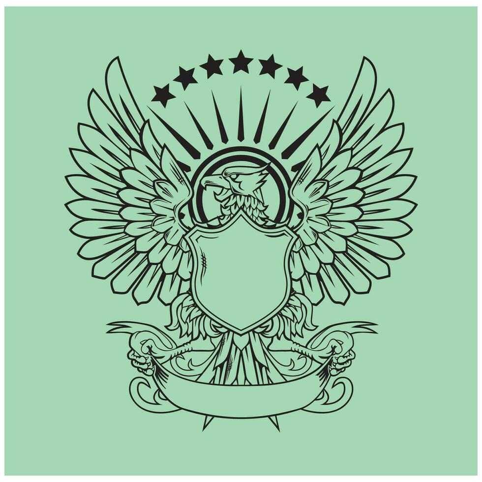 Vogel Logo Maskottchen Abbildungen vektor