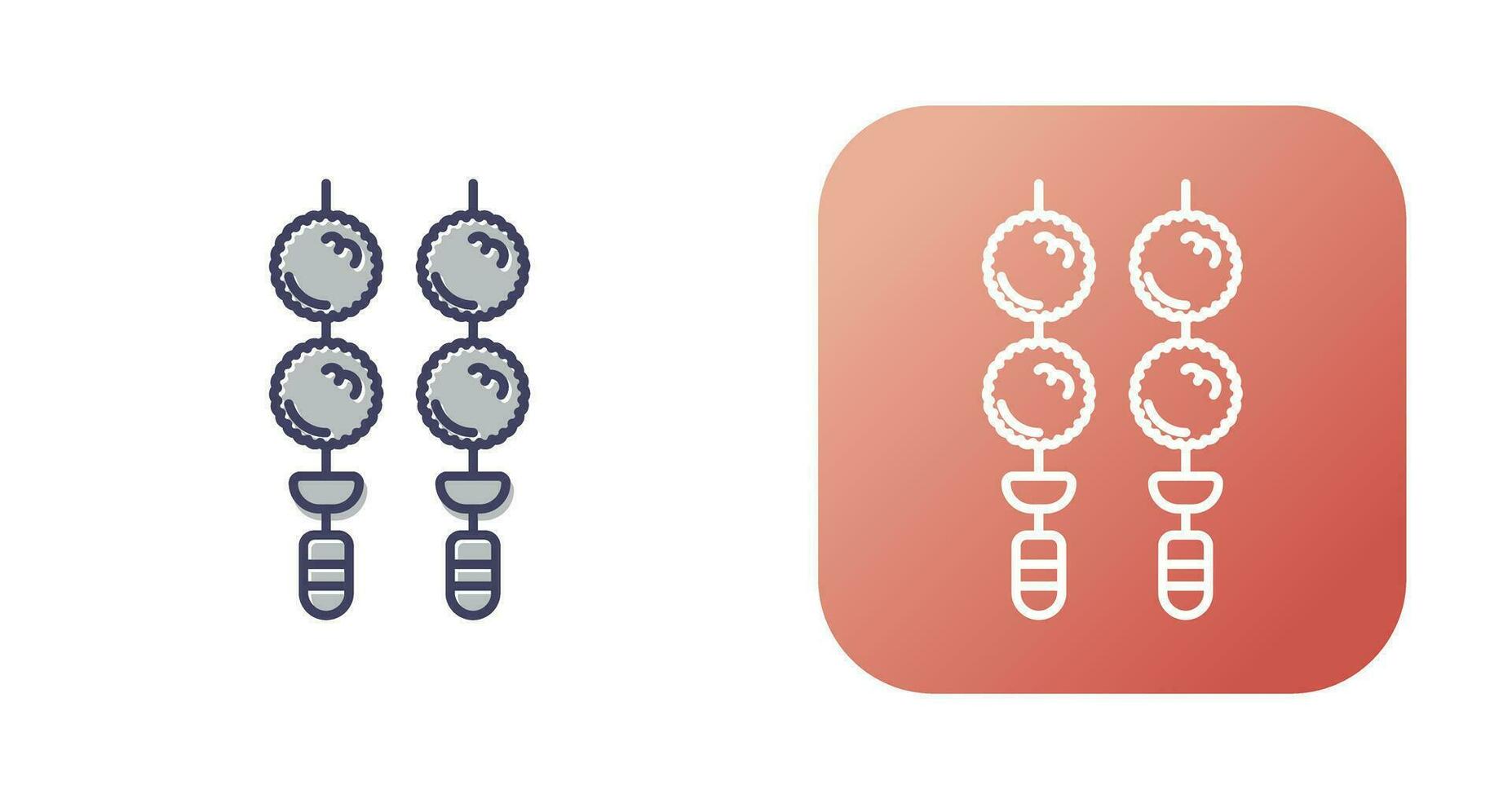 Fleischbällchen-Vektorsymbol vektor