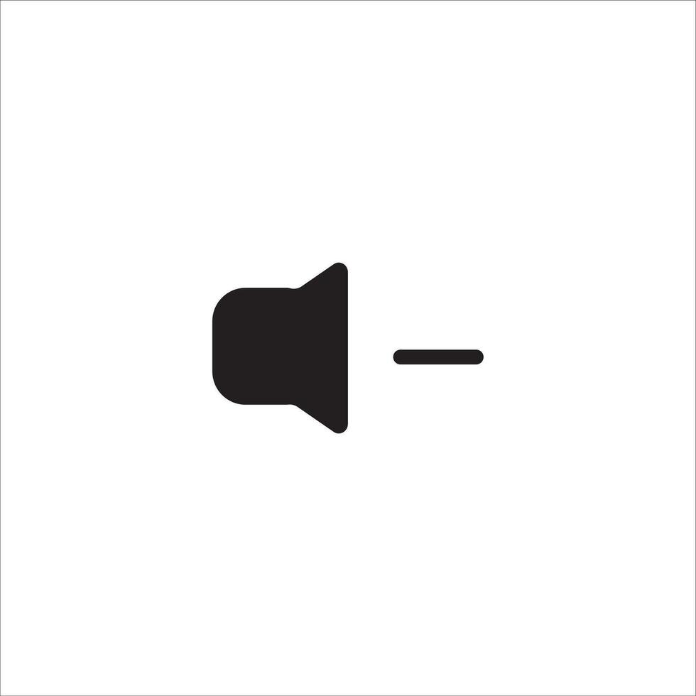 ljud tystare ikon vektor illustration symbol