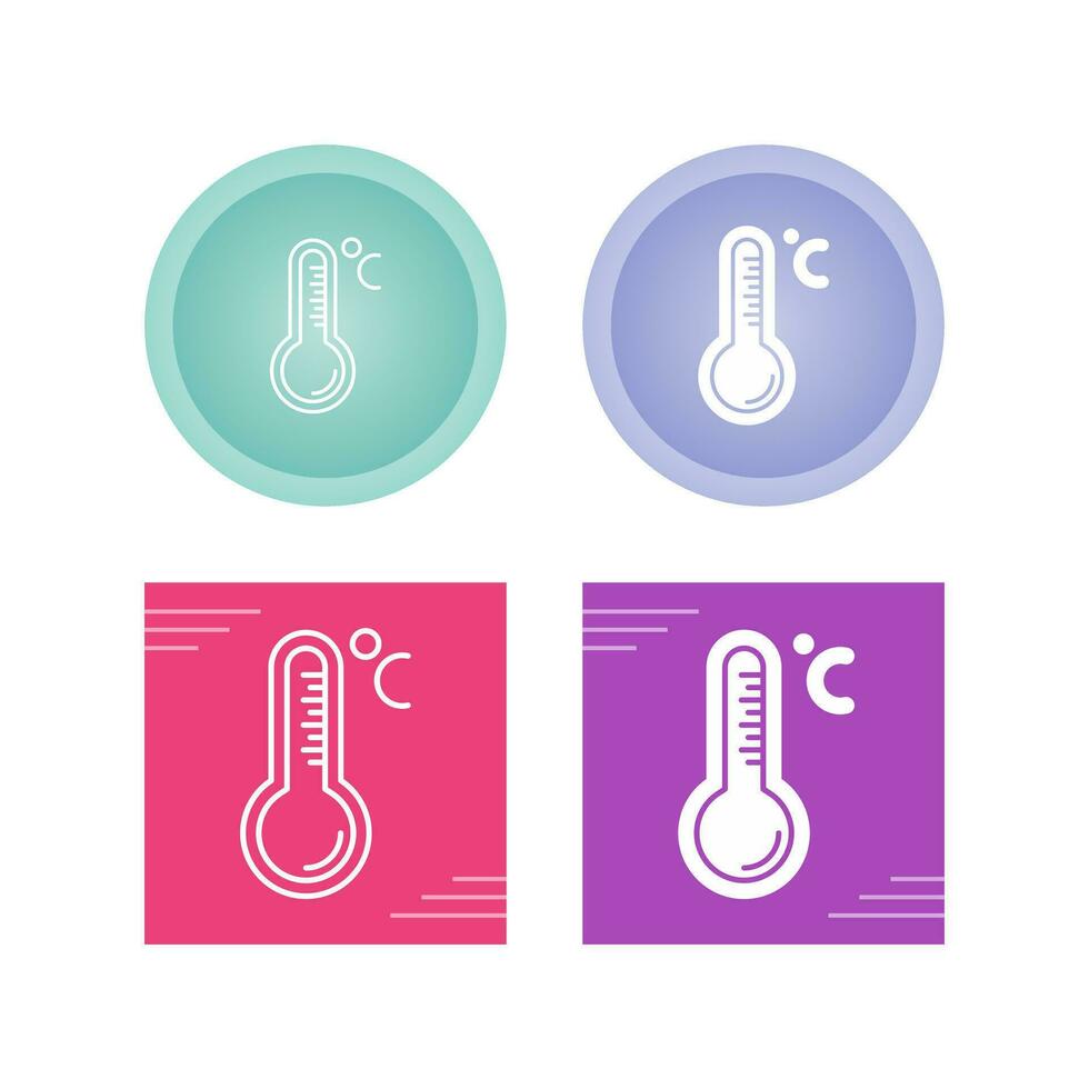 Thermometer-Vektor-Symbol vektor