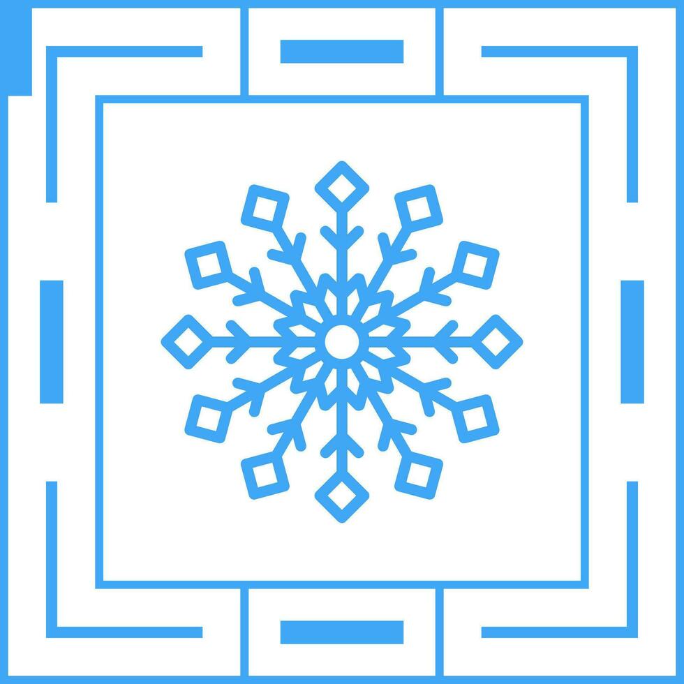 Schneeflocken-Vektor-Symbol vektor