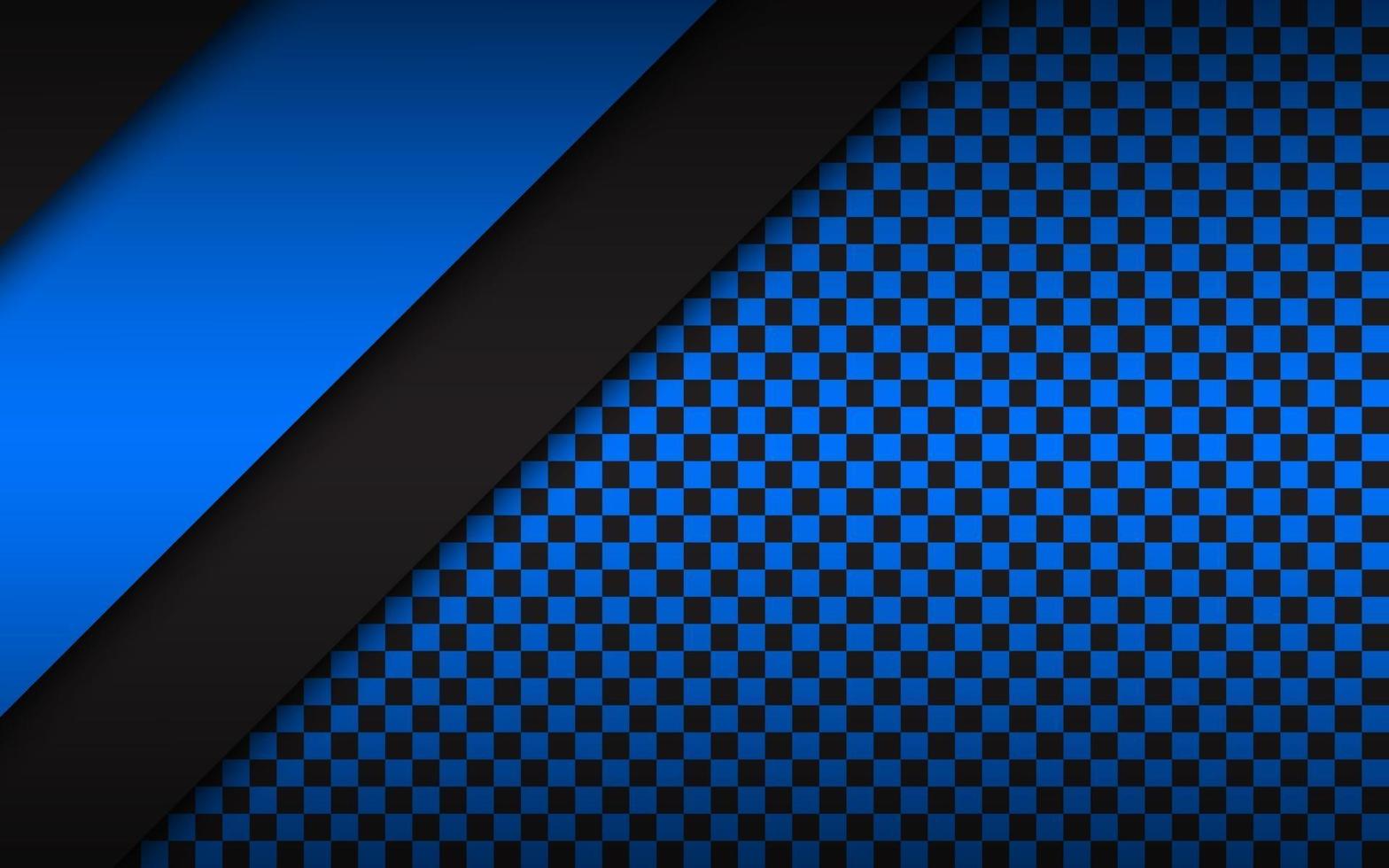Schwarzes und blaues modernes Materialdesign, Unternehmensvorlage für Ihr Unternehmen, Vektor abstrakter Widescreen-Hintergrund