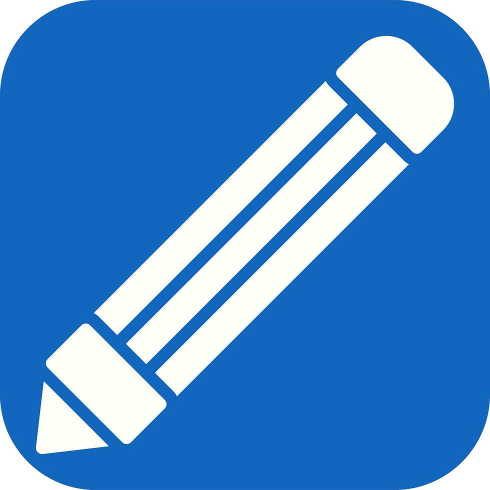 färgad pennor vektor ikon