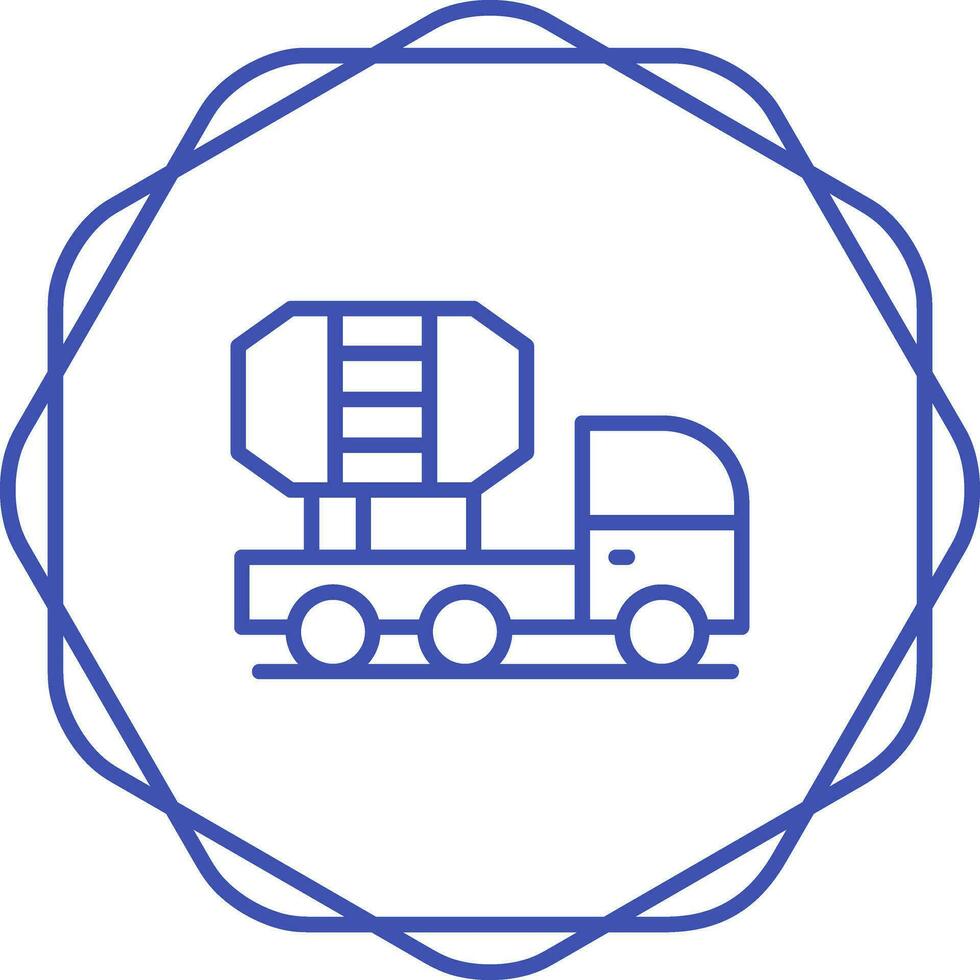 Mischer-LKW-Vektor-Symbol vektor