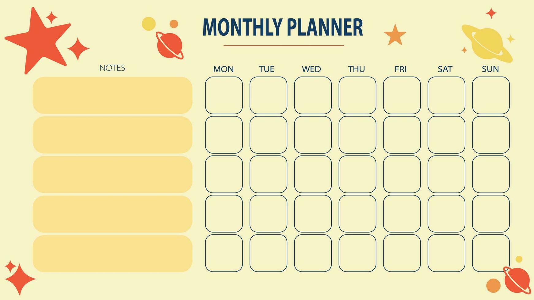 abstrakt Design Planer zum Spur Ihre Gewohnheit und geben Sie Erfolg im Leben. diese einfach Tracker werden organisieren Ihre Arbeit und geben Sie Vertrauen zu leisten Arbeit im Zeit. vektor