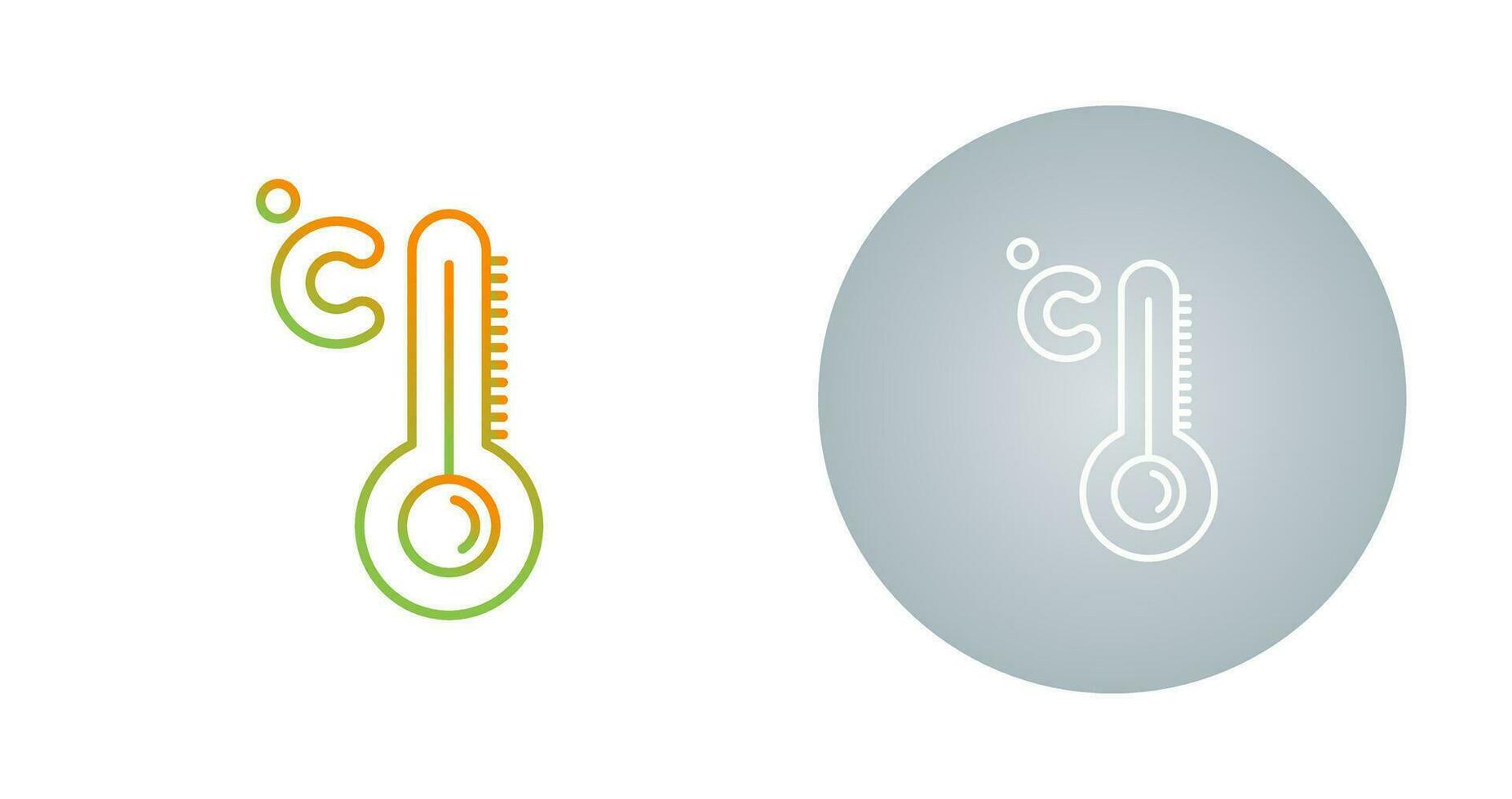 Vektorsymbol für hohe Temperaturen vektor