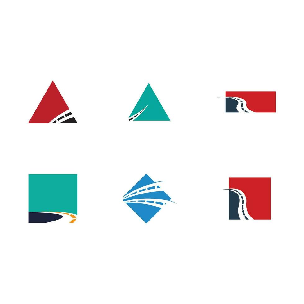 motorväg logotyp element vektor