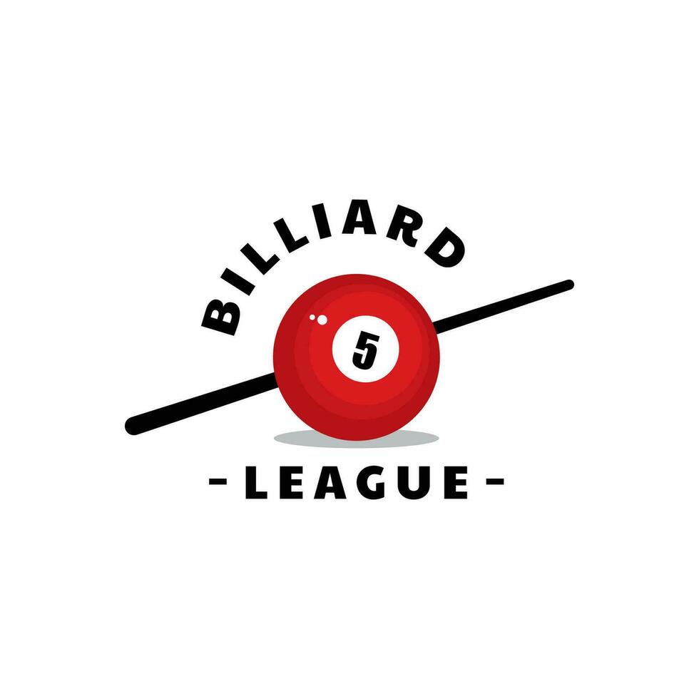 Billard- kreativ Logo Vorlage Vektor Illustration