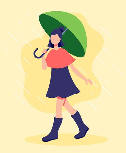 Madchen Das Regenschirm Illustration Halt Download Kostenlos Vector Clipart Graphics Vektorgrafiken Und Design Vorlagen