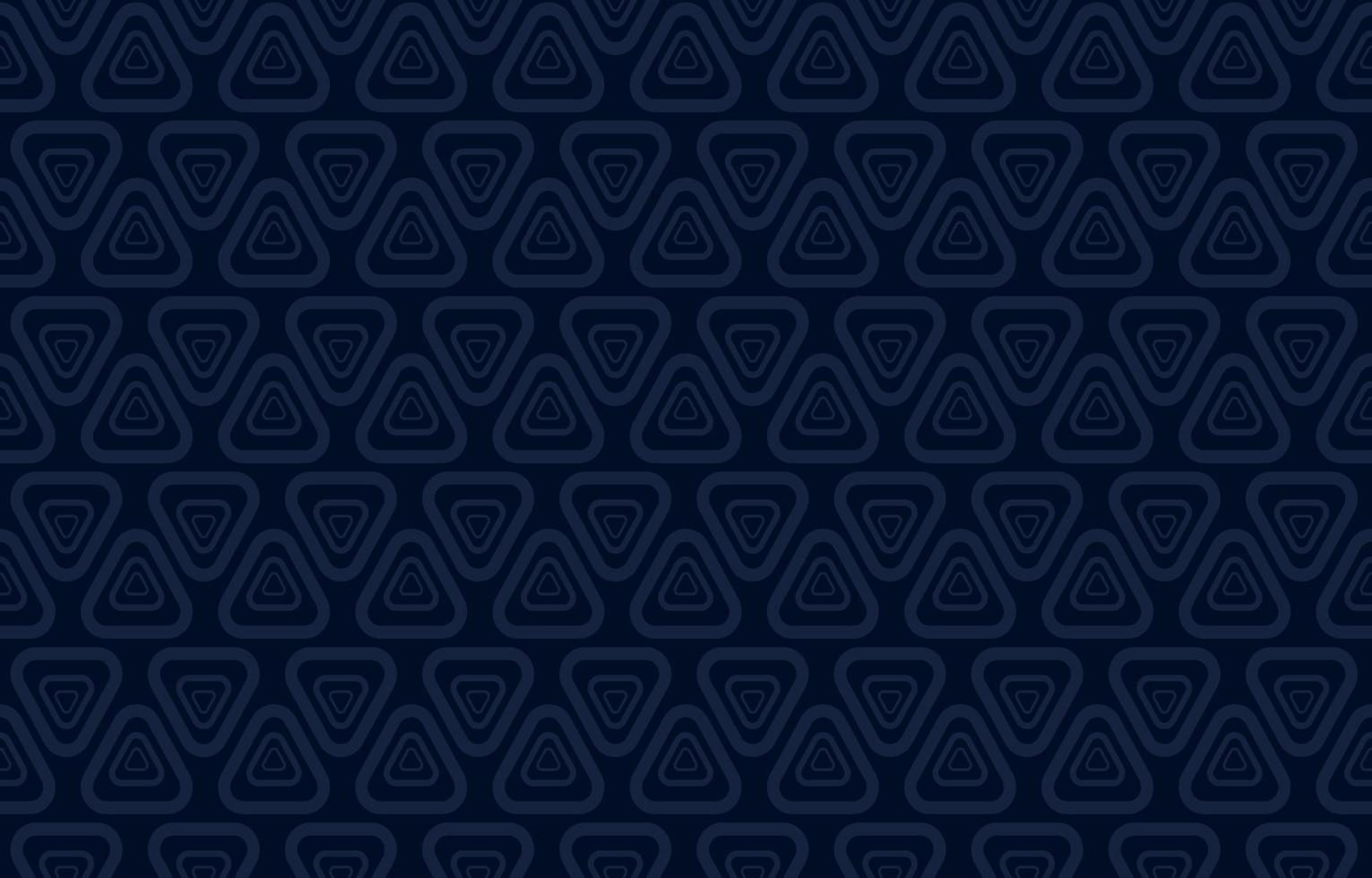 Stoffmuster blauer Ton Linie Dreieck Muster nahtlose Hintergrund Vektor-Illustration vektor