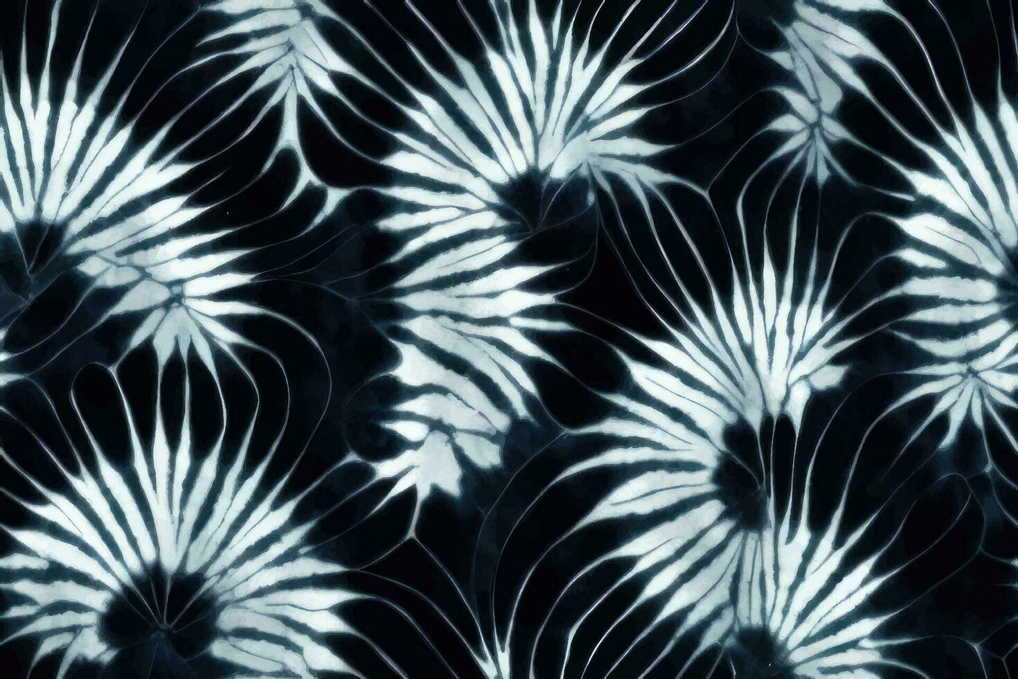 Krawatte Farbstoff Shibori tye sterben abstrakt Farbe Batik Bürste Tinte Spiral- Strudel Stoff retro botanisch Kreis nahtlos Design geometrisch wiederholen Zeichnung Fliese Vektor Grün braun dunkel Blau Farben , schwarz Wurm Weiß