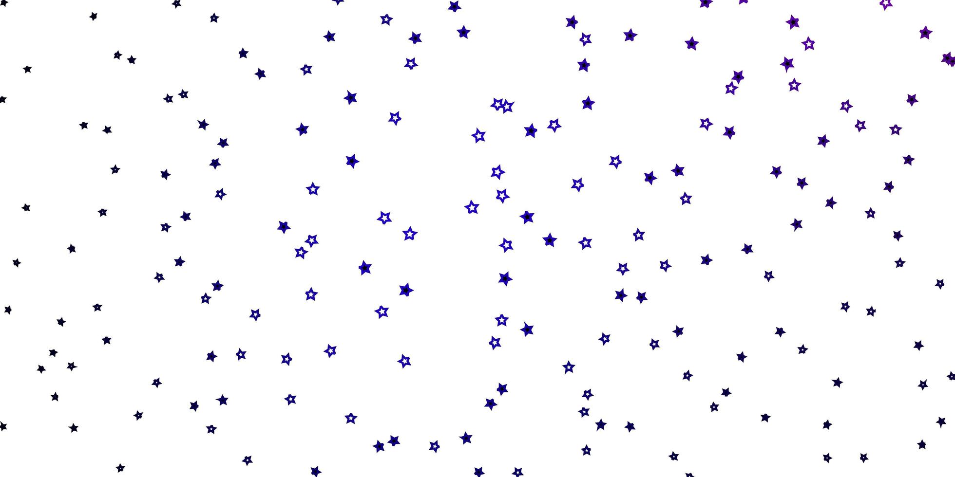 mörkrosa blå vektorbakgrund med små och stora stjärnor som lyser färgglad illustration med små och stora stjärnor design för ditt företags marknadsföring vektor