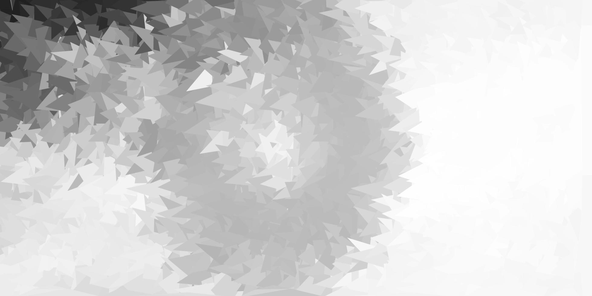 hellgrauer Vektor abstrakter Dreieckhintergrund
