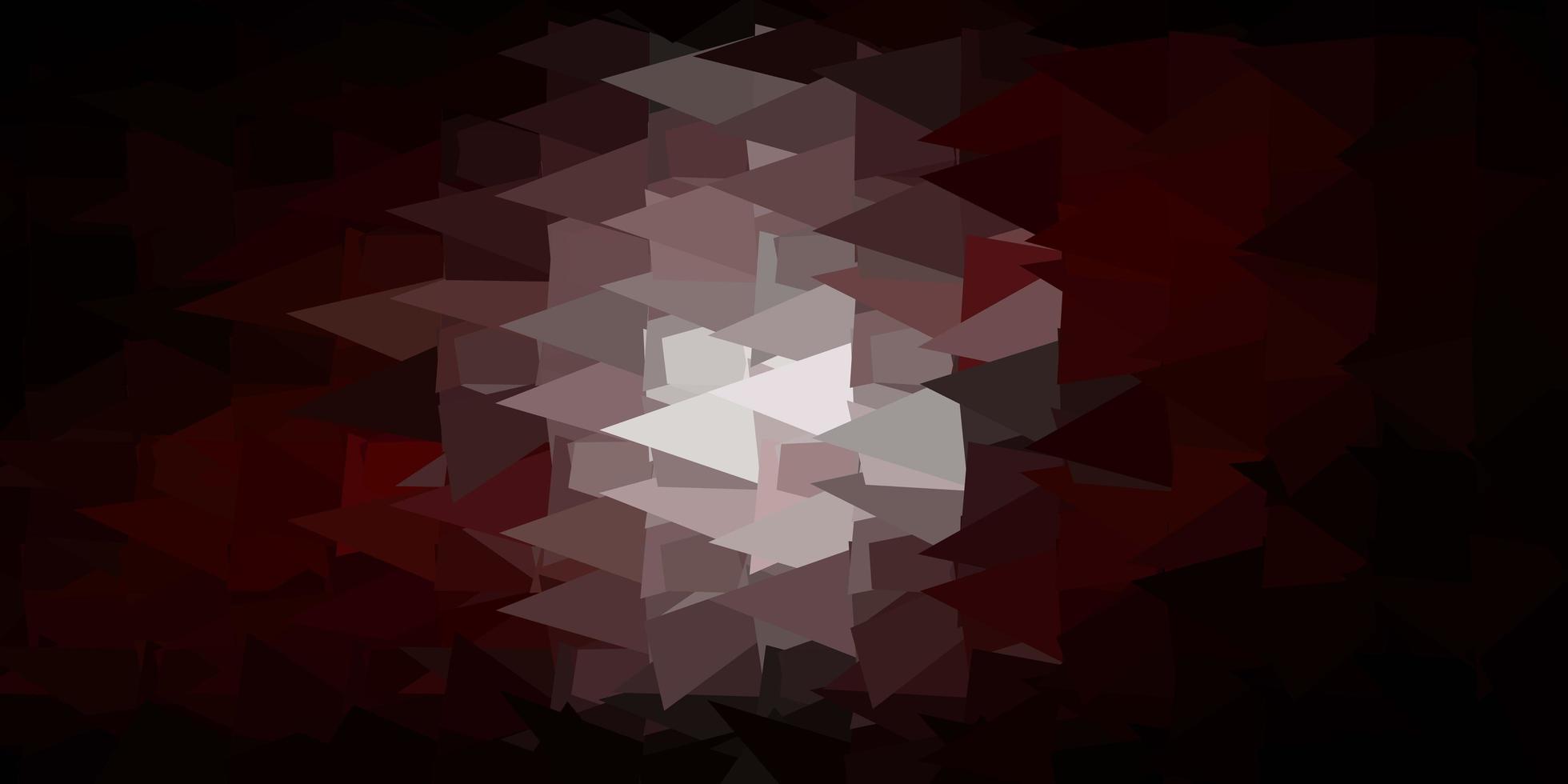 dunkelbrauner Vektor abstrakter Dreieckhintergrund