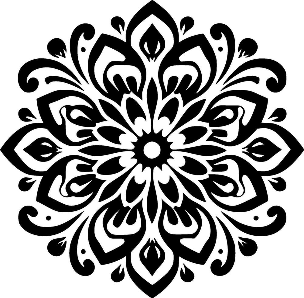 Mandala - - hoch Qualität Vektor Logo - - Vektor Illustration Ideal zum T-Shirt Grafik