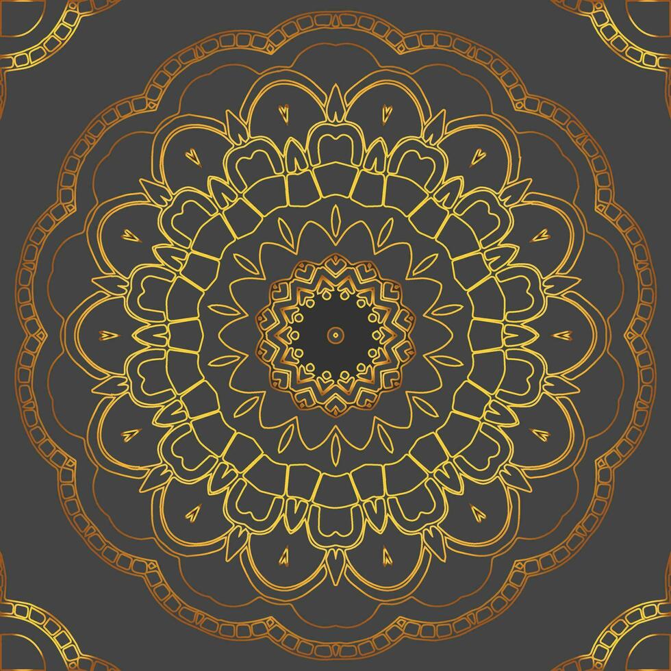 Blumen-Mandala. vintage dekorative elemente. orientalisches Muster, Vektorillustration. islamische, arabische, indische, marokkanische, spanische, türkische, pakistanische, chinesische, mystische, osmanische Motive. Malbuch Seite vektor